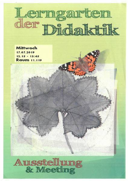 Plakat für die Seminarveranstaltung: Lerngarten der Didaktik